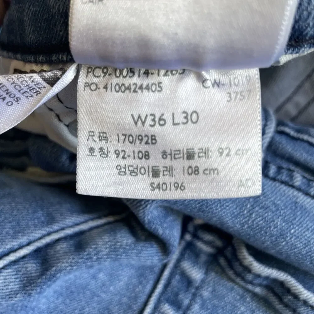 Men's Levis 514 Straight Leg Jeans W36‎ L30 Blue Levi Strauss Denim Levi's